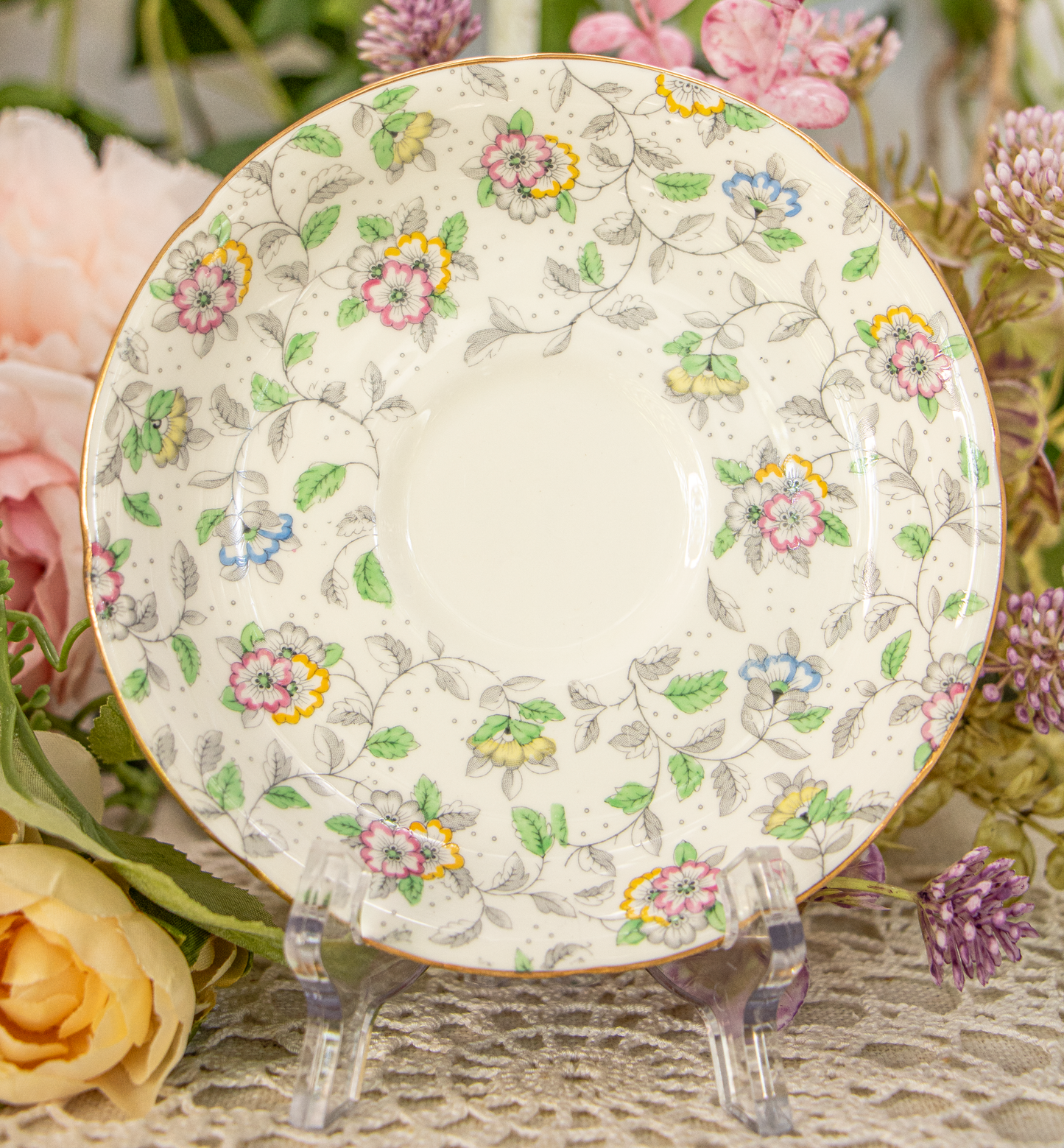 Royal Grafton Bone China Cup & Saucer – Pattern 6506 – England – Excellent Condition