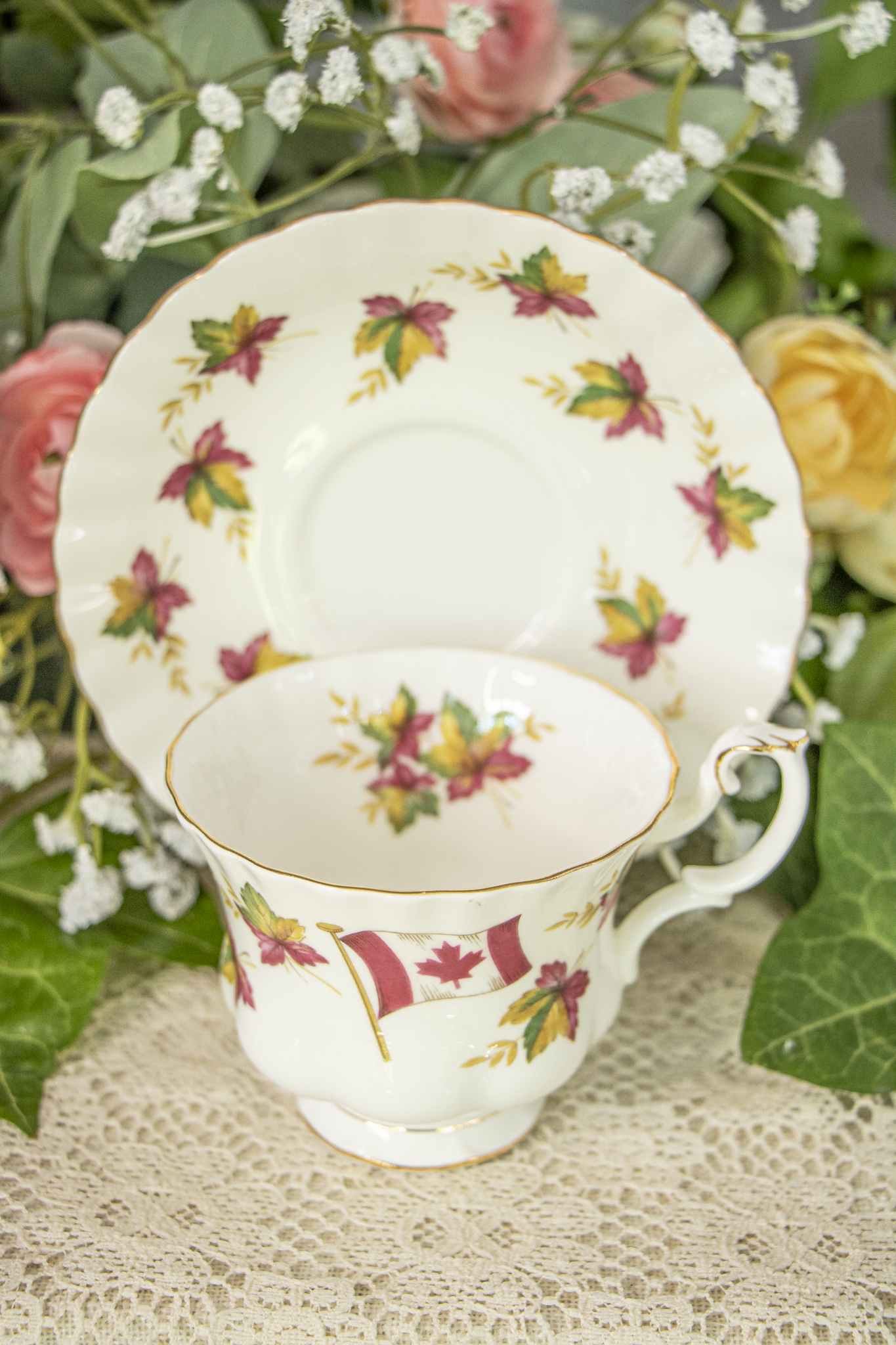 Royal Albert “Canada – From Sea to Sea” Bone China Teacup & Saucer