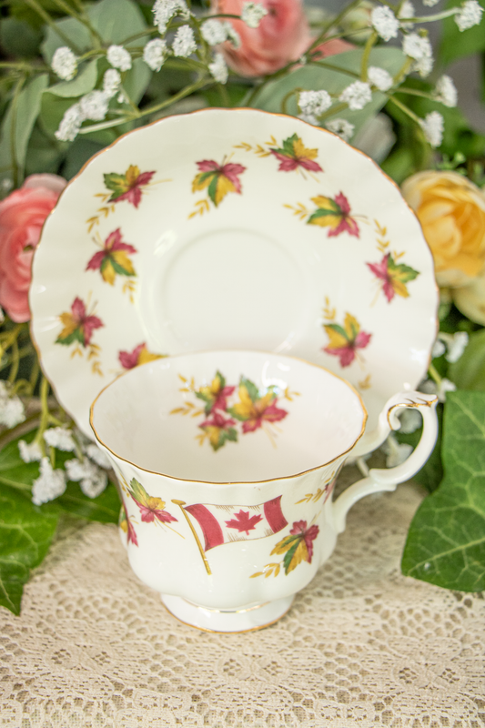 Royal Albert “Canada – From Sea to Sea” Bone China Teacup & Saucer