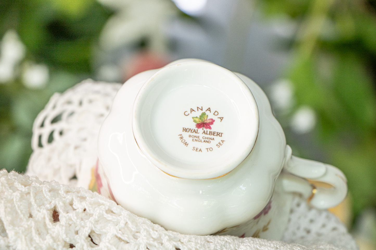 Royal Albert “Canada – From Sea to Sea” Bone China Teacup & Saucer