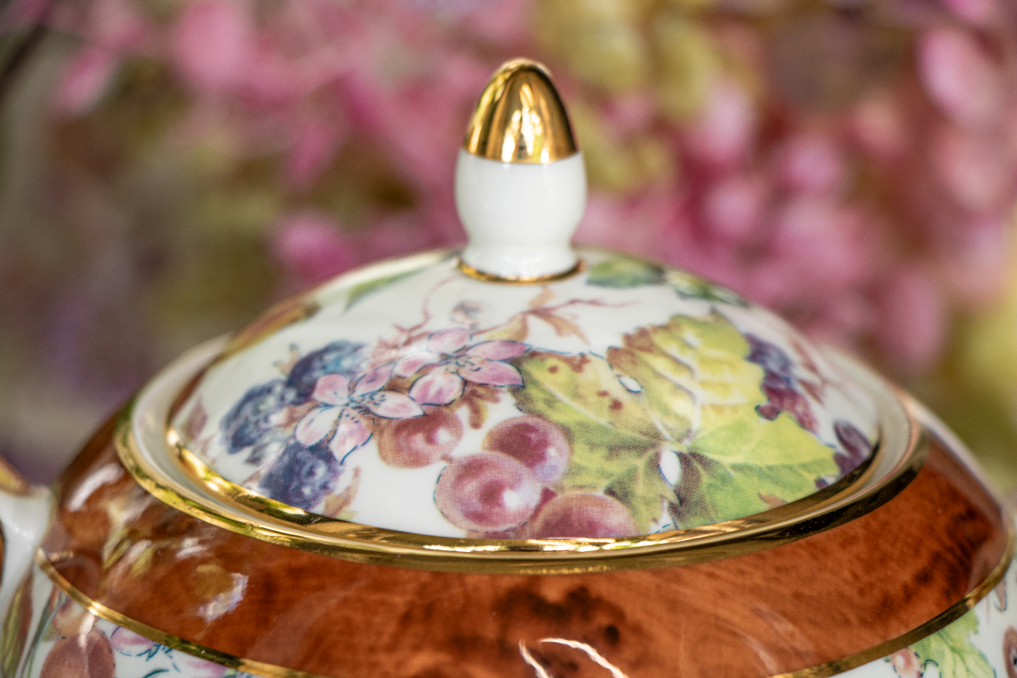 Rococo Reverie – A Petite Garden of Fruit & Florals in Porcelain