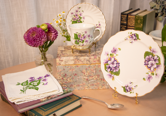 Violet Whispers – A Symphony of Grace in Purple Blooms