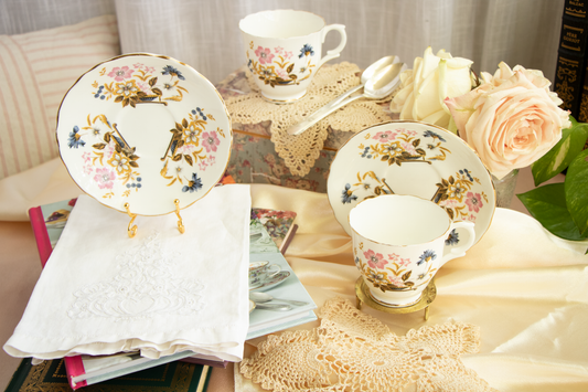 Blooming Basket – Whimsy and romance arranged in porcelain grace