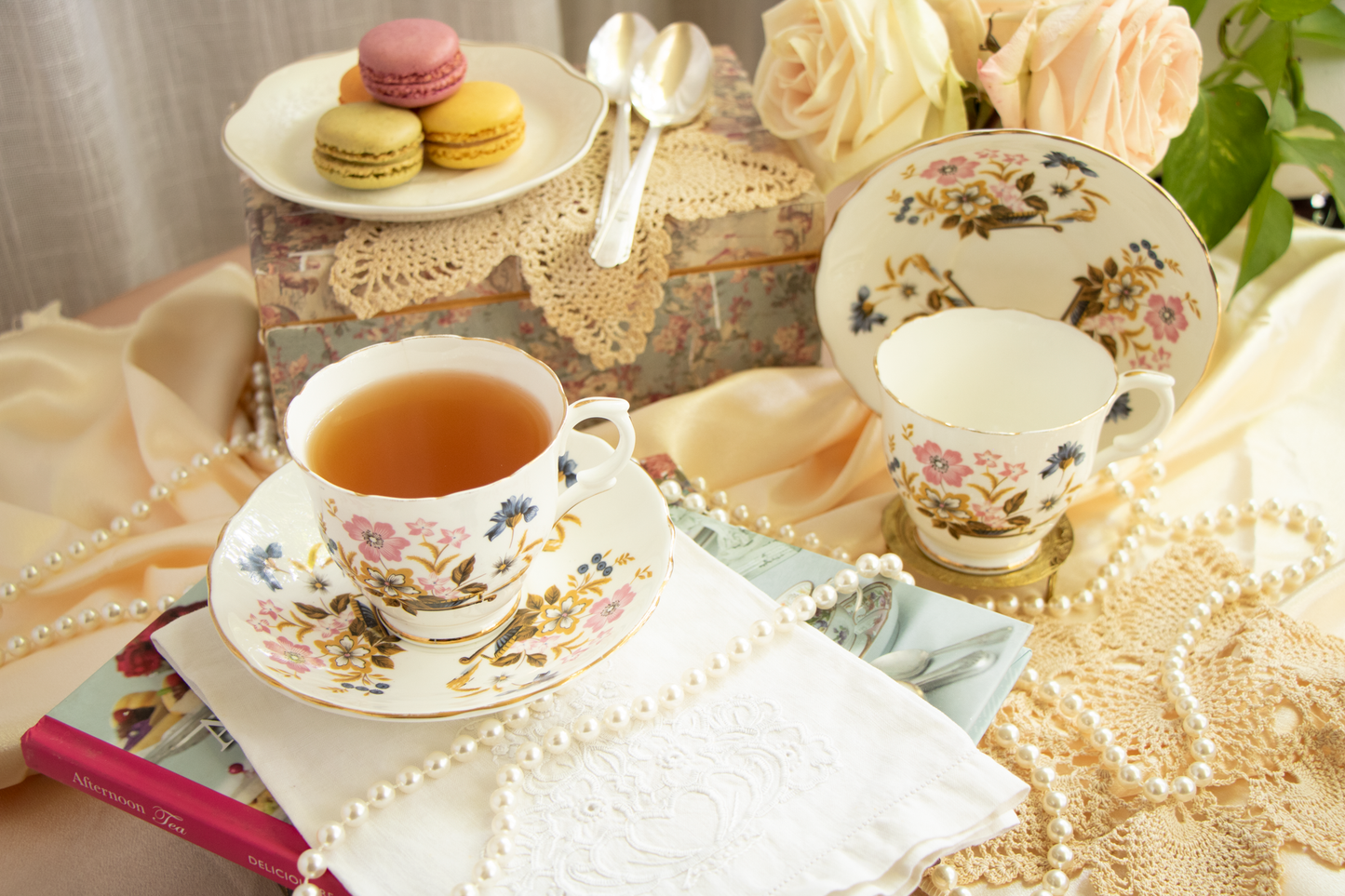 Blooming Basket – Whimsy and romance arranged in porcelain grace