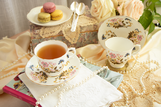 Blooming Basket – Whimsy and romance arranged in porcelain grace