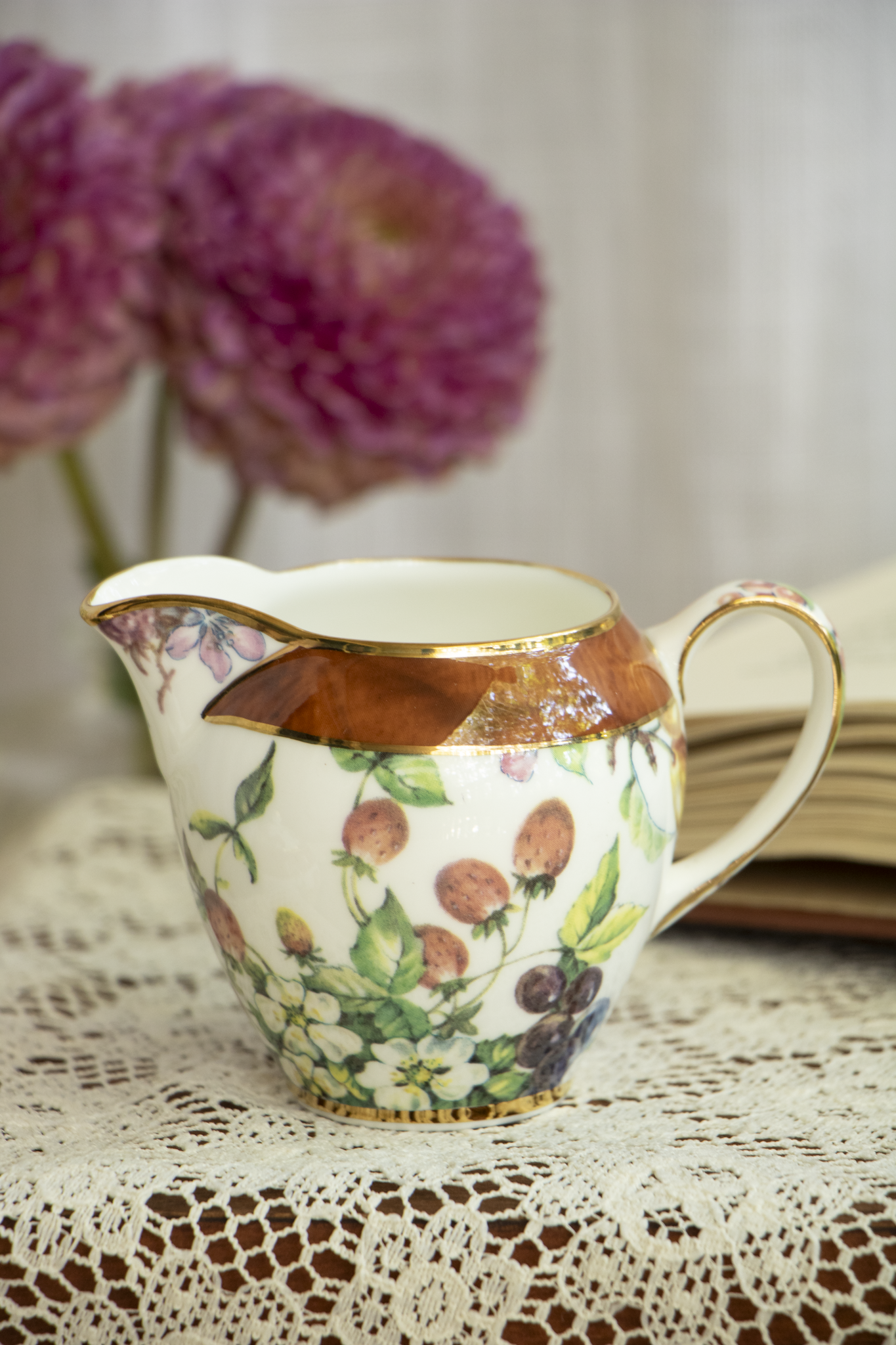 Rococo Reverie – A Petite Garden of Fruit & Florals in Porcelain