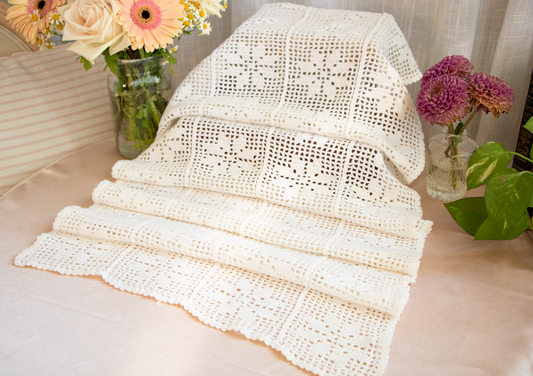 Handcrafted Crochet Table Runner