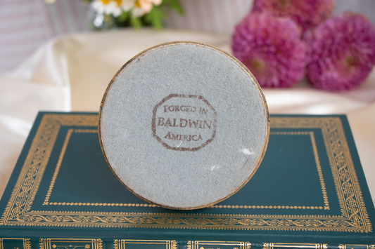 Baldwin Brass Candlesticks – 8" Pair – Made in America