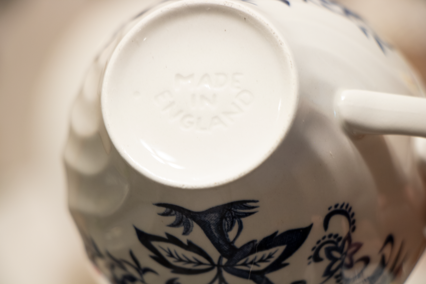 Nordic Blue Tea Service – Vintage Teapot Set with Silver Accents